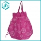 2011 newest big pink draw string nylon shopping bag