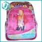 Wholesale fashion Hannah solid nylon stationery school bag