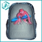 Wholesale black cool spiderman nylon and PE school bag