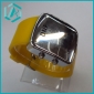 Wholesale Square shape LED watches with yellow color, top quality silicon belt