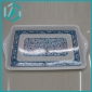 Wholesale blue and white porcelain service trays, top quality melamine material