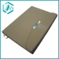 Wholesale hot selling gray leather cover notebook of 100 pages