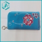 Wholesale New flower printed blue cloth mobile phone bag