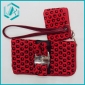 Wholesale New red black spotted cloth mobile phone bag