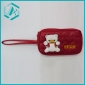 Wholesale Fashionable PVC red bear printed mobile phone bag