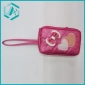 Wholesale Fashionable PVC pink mobile phone bag