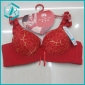 Wholesale Lady's Padded style sexy bra, very hot red color