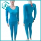 Wholesale 100% Bamboo Fiber long johns and thermal underwears with blue color