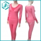 Wholesale light red color Anti-Bacterial lady's long johns and thermal underwears