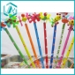 Wholesale office & school daily use lovely animal face wooden pencil