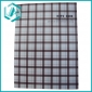 Wholesale grid paper cover students notebook cover with silver coating