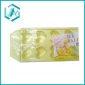 Wholesale Yellow heart shape mini plastic ice cube trays for home use