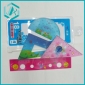 Wholesale students popular cartton design stationery set ruler set