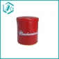 Wholesale 2011 Dark red cylinder-shaped leather dice cup 83*95mm