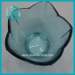 Wholesale floral trim glass candy bowl