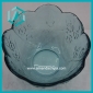 Wholesale floral trim pressed glass candy bowl (50*110mm)