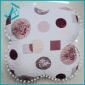 promotional solft touch flower pattern toss pillow