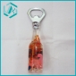 Wholesale beautiful red floating transparent bottle cap opener