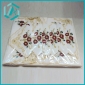 Wholesale small flowers white cloth and golden lace table cloth