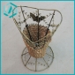 Wholesale Cheap dollar items classic butterfly design flower baskets with coppery plating