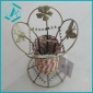 Wholesale Hot selling iron flower baskets gift baskets in flower shape