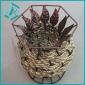 Wholesale Perfect hexagonal design elegant iron flower baskets