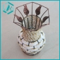 Wholesale Hand made crafts iron flower baskets gift baskets