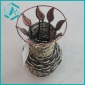 Wholesale Hot sale lantern shape iron flower baskets