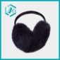 unisex warm winter ear muffs soft plush black color