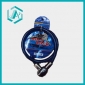 Top quality promotional portable bicycle locks with iron chain inside and plastic wrap