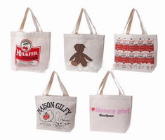 Wholesale lovely design promotional tote bags girl's fashional handbag