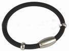 black sport style low price magnetic silicone bracelet for Children's