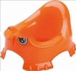 Wholesale orange comfortable and secure low price Plastic baby toilet