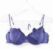 Wholesale Summer purple Anti-Bacterial Bamboo Fiber and cotton Padded Adult bra