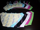 Wholesale girls' favorite Mini promotional multicolors Polyester Sport Bra Sets