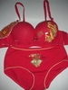 Wholesale New style fashion excellent quality red sexy style Convertible bra set