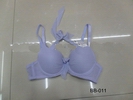 light purple color Cotton close-fitting lady's sexy amanda's brand bras