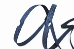 Reticulate dark blue color Polyester amanda's brand bra webbing