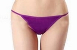 Wholesale anti-bacterial purple lady sexy lingerie/panties/underwear