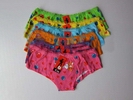 Wholesale ladies' stock briefs various color cotton girl's underwear panties