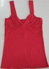 Wholesale ladies' festive red fashion knitted tank top 2011 most popular style
