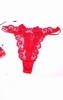 Wholesale big red G-string women sexy panty/Lingerie 2011 hot sale lady underwear