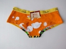 Wholesale orange color hot sale girls' cotton printed amanda's brand panty