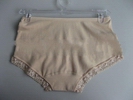 Wholesale 100% cotton women's plain color panties, soft and comfortable lady underwear