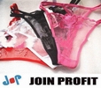 Wholesale various color hot sexy G-strings lace faminine t-backs underwear