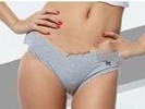 sexy lady briefs plain color underwear women's elaborate cotton panty