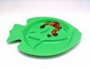 Wholesale green Excellent quality Smooth surface plastic baby dinnerware,baby dish set