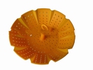 Wholesale Silicone Rubber orange color home decoration steaming dish
