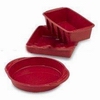 Wholesale Red color silicone cake mould food grade Non-toxic baking plate