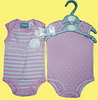 yarn dyed girls cotton hot selling sleeveless baby romper
